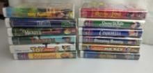 DISNEY VHS MOVIES UNOPENED MARY POPPINS FANTASIA MICKEY MOUSE'S ONCE UPON A CHRISTMAS