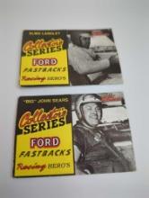 FAST TRACK RACING HEROES "BIG" JOHN SEARS, ELMO LANGLEY SIGNED AUTOGRAPHS