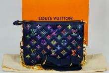 Louis Vuitton Navy Monogram Garden Coussin PM (Sold Out)