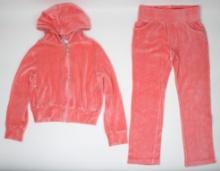 Young Versace Girl's Pink Matching Tracksuit Set