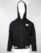 Young Versace Boys' Black Zip-Up Sweatshirt