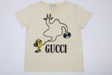 Gucci Children's Ivory Cotton Ghost T-Shirt