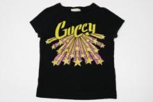 Gucci Children's Black and Yellow T-Shirt