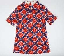 Gucci Children's Interlocking G Floral Short-Sleeved Dress