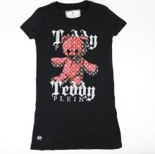 Philipp Plein Junior Teddy Bear Black Dress