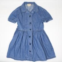 Gucci Children's Denim Snap Front Casual Dress