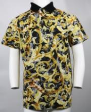 Versace Children's Barocco Print Polo Shirt