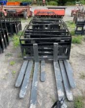 152 Set of HD Kivel 3500lb Skid Steer Forks