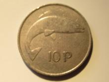 Foreign Coins: 1969  Irealnd  10 Pence