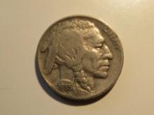 US Coins: 1x1935 Buffalo Nickel