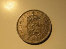 Foreign Coins: 1947 Great Britain 1 Shilling