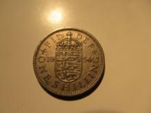 Foreign Coins: 1954 Great Britain 1 Shillings