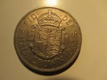 Foreign Coins: 1963 Great Britain Half Crowm