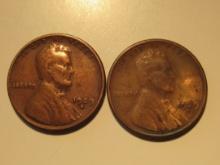 US Coins: 2x1929-S Wheat Pennies