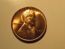 US Coins: 1xBU/Clean 1941 Wheat penny