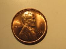 US Coins: 1xBU/Clean 1955-S Wheat penny