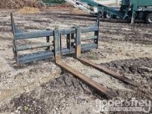 70" Pemberton Forks to suit John Deere 544K Wheeled Loader