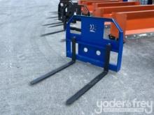 Unused 42" Adjustable Forks to suit Mini Skidsteer