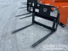 Unused 42" Adjustable Forks to suit Skidsteer