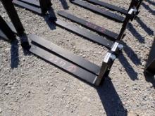 PALLET FORKS,  (2), NEW, 42", AS IS WHERE IS