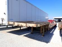 2002 DOON FLATBED TRAILER,  53', 10' TOP DECK, TANDEM AXLE, AIR RIDE,  PREV