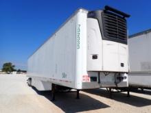 2012 REEFER TRAILER,  53', SLIDING TANDEMS, SPRING RIDE, CARRIER 2100A REEF