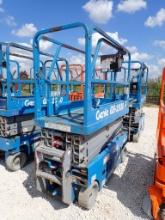 2018 GENIE GS-1930 SCISSOR LIFT, 210 HRS,  ELECTRIC, 19' PLATFORM HEIGHT, S