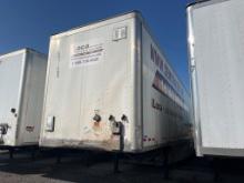 2015 Vanguard Dry Van Trailer, S# 5V8VC5327FM507418, Pulled in fine. Locati