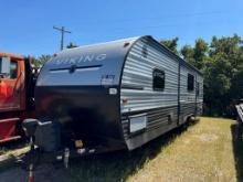 2021 Viking Travel Trailer, S# 5ZT2VWRB1MJ127839, Pulled in fine. Location