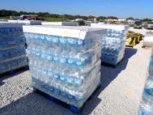 (2) PALLETS WITH CLOVER VALLEY DISTILLED WATER,  (576) ONE GALLON BOTTLES