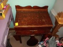 Antique School Desk