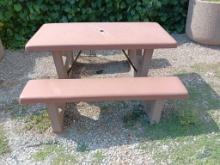 Concrete Patio Table