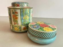 Group of 2 Vintage Tins