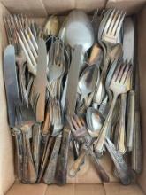 Mixed Group of Silver Plated Flatware