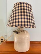 Vintage Crock Lamp