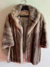 Vintage Tibbetts Fur Shaw