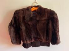 Unmarked Vintage Fur Shaw