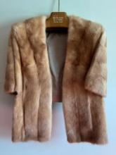 Unmarked Vintage Fur Shaw