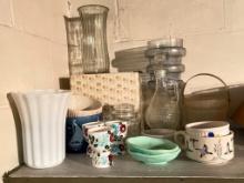 Group of Vases and Misc. Decor