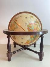 Vintage Replogle 12" World Globe on Stand