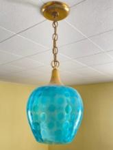 Vintage Hardwired Hanging Light Fixture