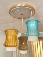 Vintage Hardwired Hanging Light Fixture