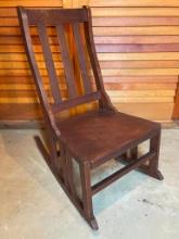 Vintage Wooden Rocking Chair