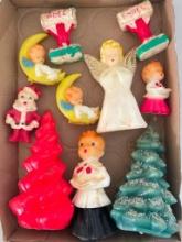 Group of Vintage Gurley Christmas Candles