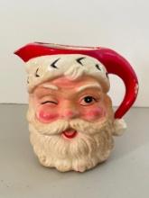 Vintage Inarco Winking Santa Pitcher