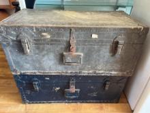 Pair of Military Foot Lockers