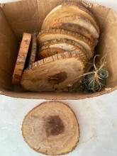 10 Wood, Event or Wedding Centerpiece Bases