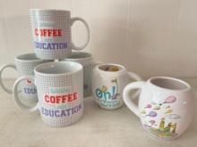 Group of New Coffee Mugs