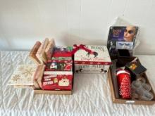 Treasure Lot of Mostly New Christmas Decor and Some Halloween