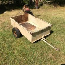 Vintage Sears Pull Behind Tractor Dump Trailer